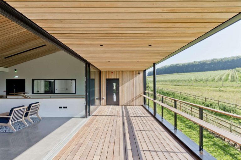 Winery design vineyard view