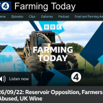 BBC Radio 4 Farming Today Alistair Nesbitt